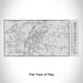 Rendered View of Waynesville North Carolina Map Engraving on 17oz Stainless Steel Insulated Cola Bottle