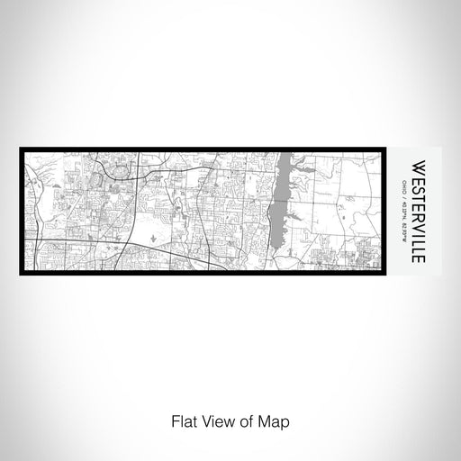 Rendered View of Westerville Ohio Map on 10oz Stainless Steel Insulated Cup in Classic with Sliding Lid
