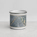 Front View Custom West St. Paul Minnesota Map Enamel Mug in Afternoon