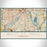 West St. Paul Minnesota Map Print Landscape Orientation in Woodblock Style With Shaded Background
