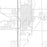 Wheatland Wyoming Map Print in Classic Style Zoomed In Close Up Showing Details