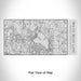 Rendered View of White Bear Lake Minnesota Map Engraving on 17oz Stainless Steel Insulated Cola Bottle