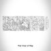 Rendered View of White Bear Lake Minnesota Map Engraving on 10oz Stainless Steel Insulated Cup with Sliding Lid in White