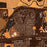 White Lake Hills Fort Worth Map Print in Ember Style Zoomed In Close Up Showing Details