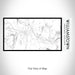 Rendered View of Williamstown Massachusetts Map on 17oz Stainless Steel Insulated Bottle with printed classic style map