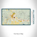 Rendered View of Williamstown Massachusetts Map on 17oz Stainless Steel Insulated Bottle with printed woodblock style map