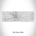 Rendered View of Williston North Dakota Map Engraving on 10oz Stainless Steel Insulated Cup with Sipping Lid