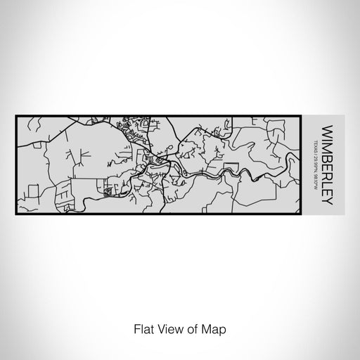 Rendered View of Wimberley Texas Map on 10oz Stainless Steel Insulated Cup with Sipping Lid