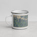 Left View Custom Winchester Tennessee Map Enamel Mug in Afternoon