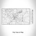 Rendered View of Winchester Tennessee Map Engraving on 17oz Stainless Steel Insulated Cola Bottle in White