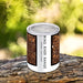 Wind River Range Wyoming Custom City Map Inscription Coordinates on 10oz Stainless Steel Insulated Cup in Ember with Sliding Lid