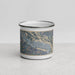 Front View Custom Winona Minnesota Map Enamel Mug in Afternoon