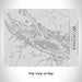 Rendered View of Winona Minnesota Map Engraving on 20oz Stainless Steel Insulated Bottle with Bamboo Top