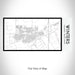 Rendered View of Winters California Map on 17oz Stainless Steel Insulated Bottle with printed classic style map