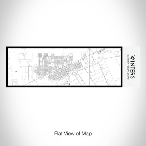 Rendered View of Winters California Map on 10oz Stainless Steel Insulated Cup in Classic with Sliding Lid