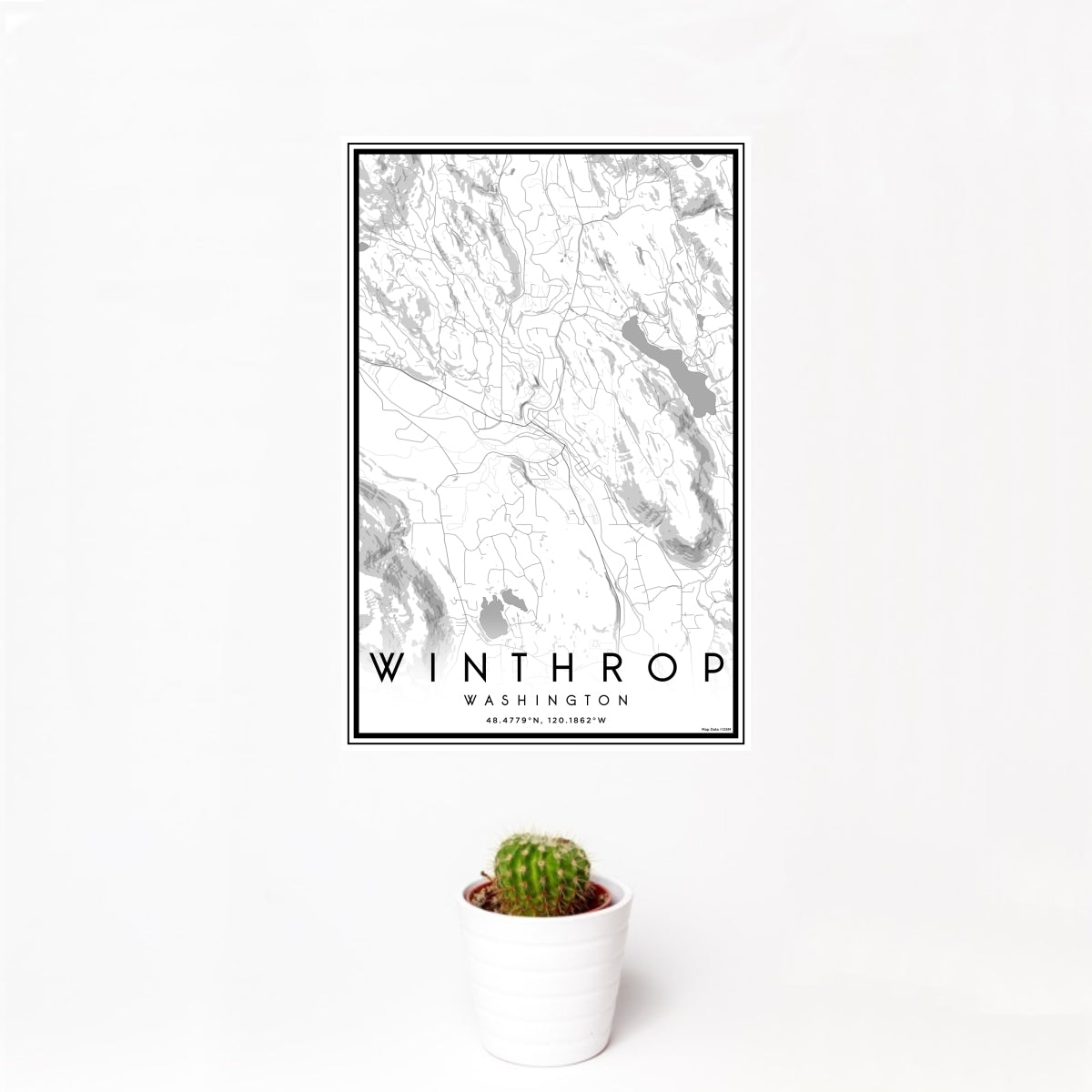 Winthrop Washington Map Print in Classic — JACE Maps