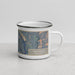 Right View Custom Winthrop Washington Map Enamel Mug in Afternoon