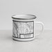 Right View Custom Winthrop Washington Map Enamel Mug in Classic