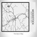 Rendered View of Woodstock Vermont Map on 17oz Stainless Steel Insulated Tumbler in Matte White with Tactile Lines