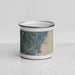 Front View Custom York Maine Map Enamel Mug in Afternoon