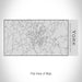 Rendered View of York South Carolina Map on 17oz Stainless Steel Insulated Cola Bottle
