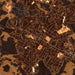 York South Carolina Map Print in Ember Style Zoomed In Close Up Showing Details