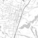 Yreka California Map Print in Classic Style Zoomed In Close Up Showing Details