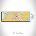 Rendered View of Yuma Arizona Map on 10oz Stainless Steel Insulated Cup in Woodblock with Sliding Lid
