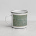 Left View Custom Abilene Texas Map Enamel Mug in Afternoon