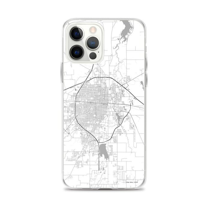 Custom Abilene Texas Map iPhone 12 Pro Max Phone Case in Classic