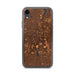 Custom Abilene Texas Map Phone Case in Ember