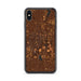 Custom Abilene Texas Map Phone Case in Ember