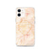 Custom Abilene Texas Map iPhone 12 Phone Case in Watercolor