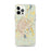 Custom Abilene Texas Map iPhone 12 Pro Max Phone Case in Woodblock