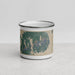 Front View Custom Acadia National Park Map Enamel Mug in Afternoon