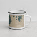 Right View Custom Acadia National Park Map Enamel Mug in Afternoon
