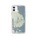 Custom Acadia National Park Map Phone Case in Woodblock