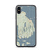 Custom Acadia National Park Map Phone Case in Woodblock