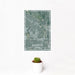 12x18 Addison Illinois Map Print Portrait Orientation in Afternoon Style With Small Cactus Plant in White Planter