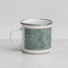 Left View Custom Addison Illinois Map Enamel Mug in Afternoon