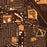 Addison Illinois Map Print in Ember Style Zoomed In Close Up Showing Details