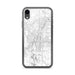 Custom Akron Ohio Map Phone Case in Classic