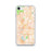 Custom Akron Ohio Map iPhone SE Phone Case in Watercolor