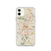 Custom Akron Ohio Map Phone Case in Woodblock