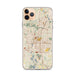Custom Akron Ohio Map Phone Case in Woodblock