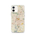 Custom Akron Ohio Map iPhone 12 Phone Case in Woodblock