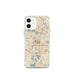 Custom Akron Ohio Map iPhone 12 mini Phone Case in Woodblock