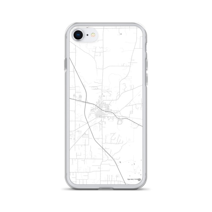Custom iPhone SE Alachua Florida Map Phone Case in Classic