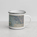 Right View Custom Alameda California Map Enamel Mug in Afternoon