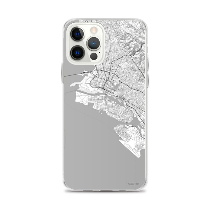 Custom Alameda California Map iPhone 12 Pro Max Phone Case in Classic